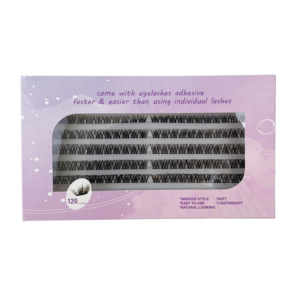 Self-grafting Single Cluster Eyelash Set