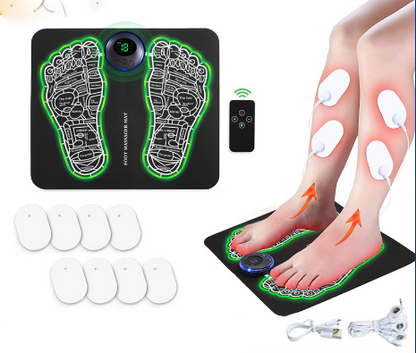 Ems Foot Stimulator Muscle Blood Circulation Feet Leg Relax Pain Relief Usb Foot Massager Mat