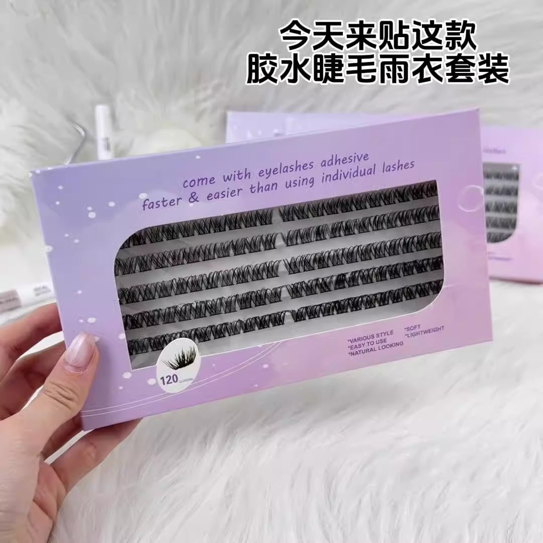 Self-grafting Single Cluster Eyelash Set