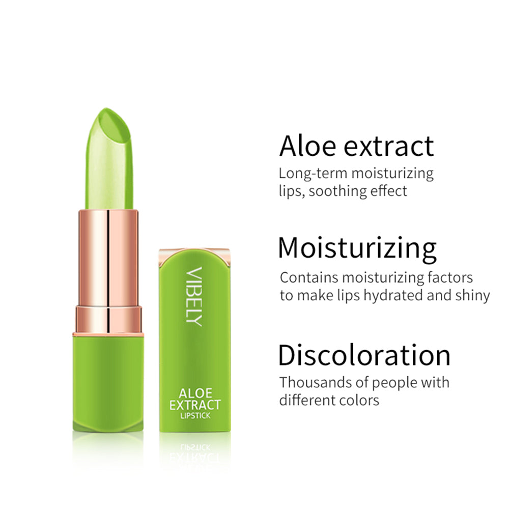 VIBELY Aloe Vera Moisturizing Moisturizing Warm Color Jelly Lipstick Lip Gloss Lip Care Lip Care Lip Balm Makeup