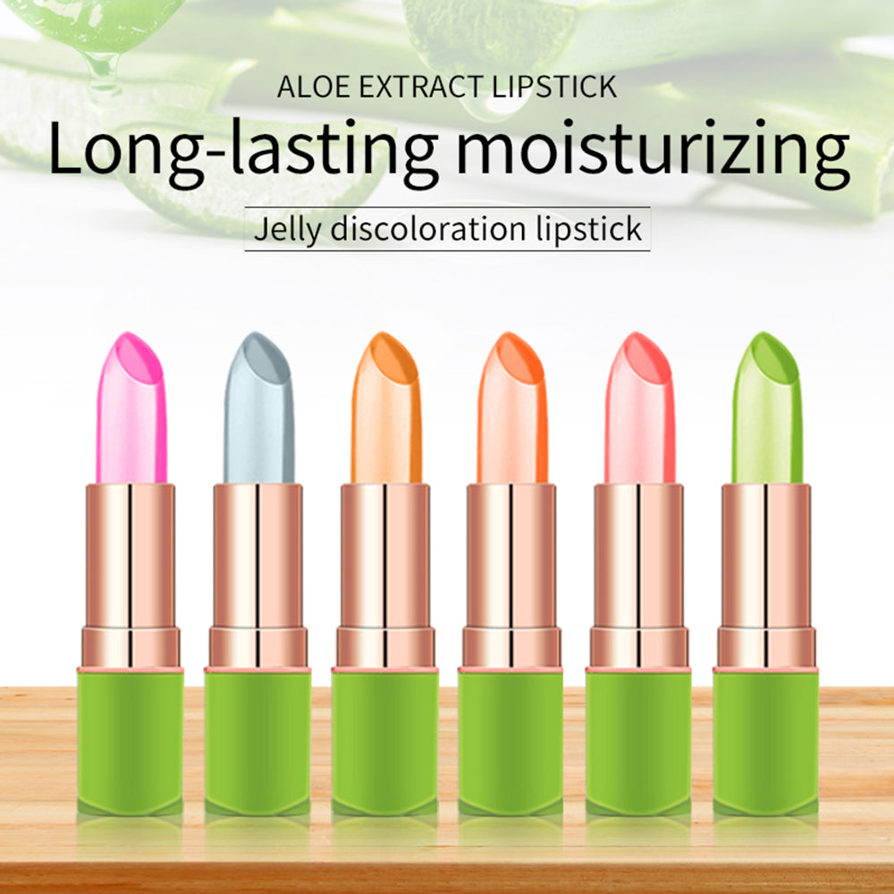 VIBELY Aloe Vera Moisturizing Moisturizing Warm Color Jelly Lipstick Lip Gloss Lip Care Lip Care Lip Balm Makeup