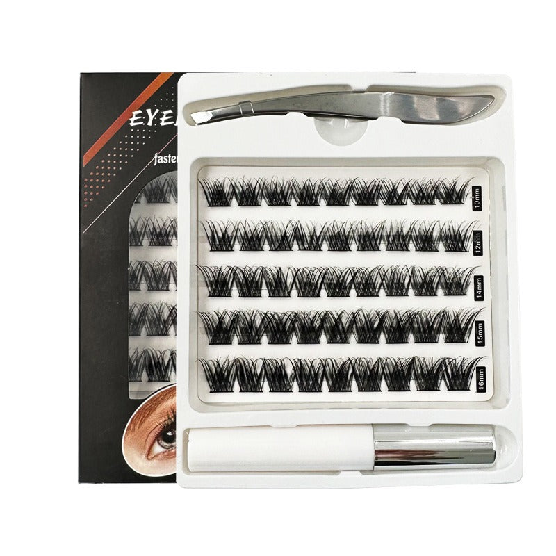 Self-grafting Single Cluster Eyelash Set