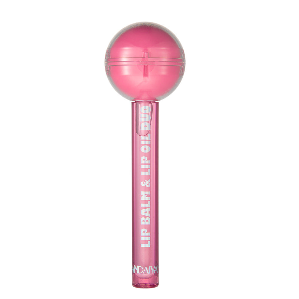 HANDAIYAN  Dual-Use Lollipop Color-Changing Lip Balm Lipstick Moisturizing Lip Oil Lip Gloss