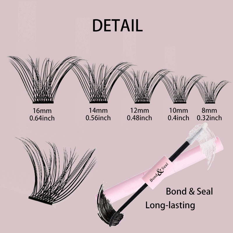 Self-grafting Single Cluster Eyelash Set